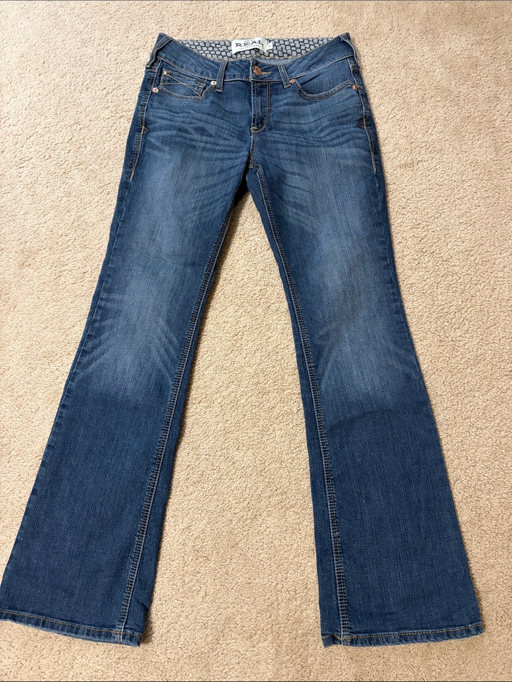Ariat Women's Real Rosa Boot Jeans in Medium Blue